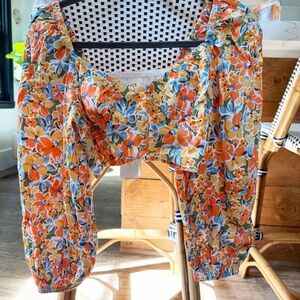 NWT -  l*space - Clementine Cropped Top -‎ Medium
